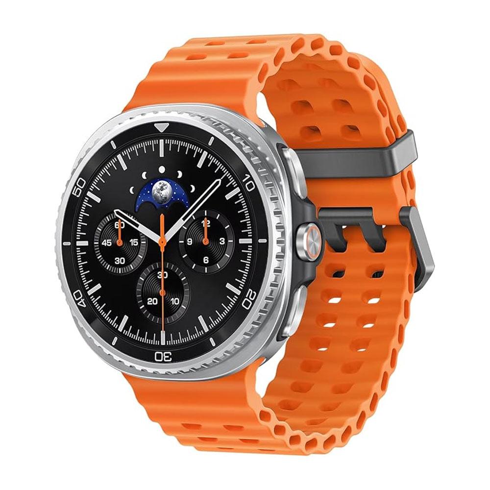 

Силиконовый ремешок для Samsung Galaxy watch 8-8 classic 46мм 40мм 44мм Дышащий Ocean Sport ремень correa bracele Galaxy watch8 Ремешок Watch 8 classic 46mm оранжевый