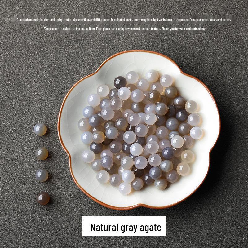 Pedras Soltas de Jade Ágata de Cristal Natural para Acessórios de Joias DIY