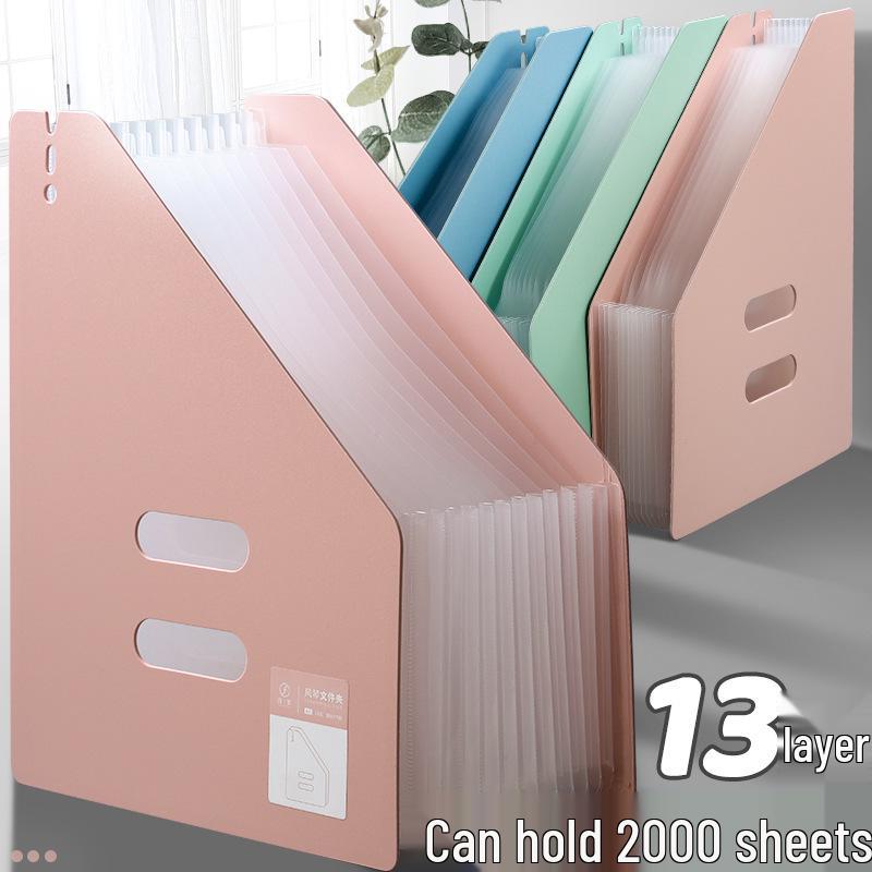 Taşınabilir Çok Katmanlı Akordeon Klasör: Geniş Kapasiteli Öğrenci Dosyası ve Sınav Kağıdı Düzenleyici