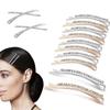 12pack Rhinestones Decorative Hair Clip Bridal Festival Crystal Hair Barrettes for Bridal and Party Hairstyles