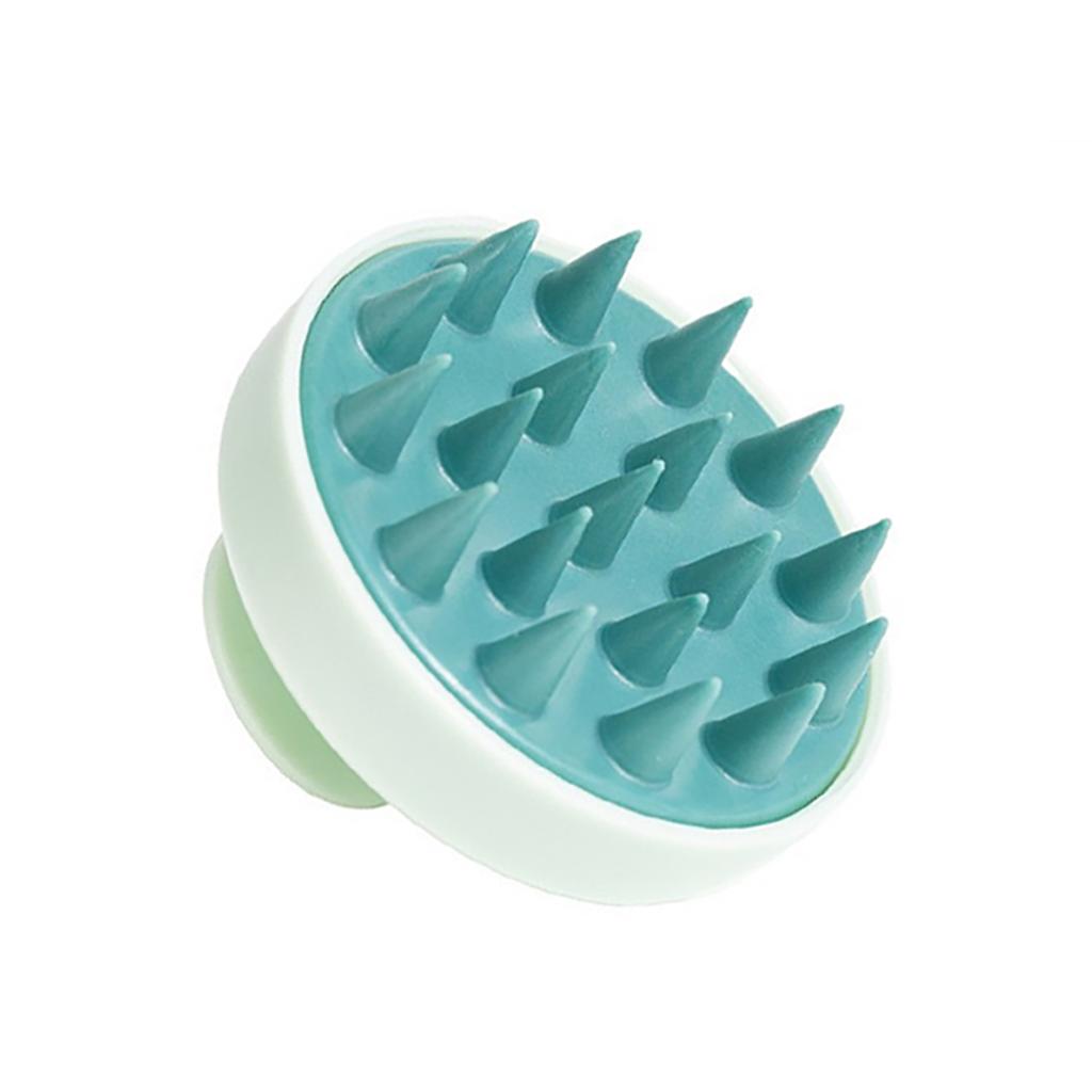 Free Sample Manual Hair Scalp Massager Shampoo Brush Wet Adn Dry Soft Silicone Hair Shower Cleansing Brush