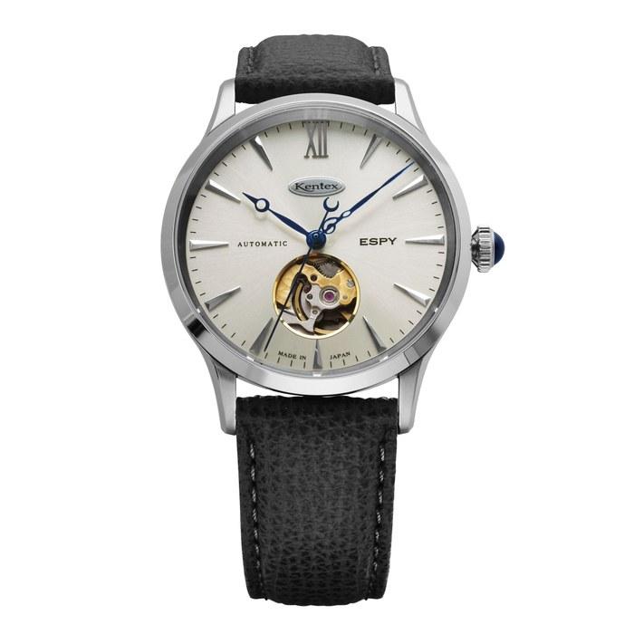 KENTEX Watch Automatic ESPY Dress Open Heart E660M-02 Silver
