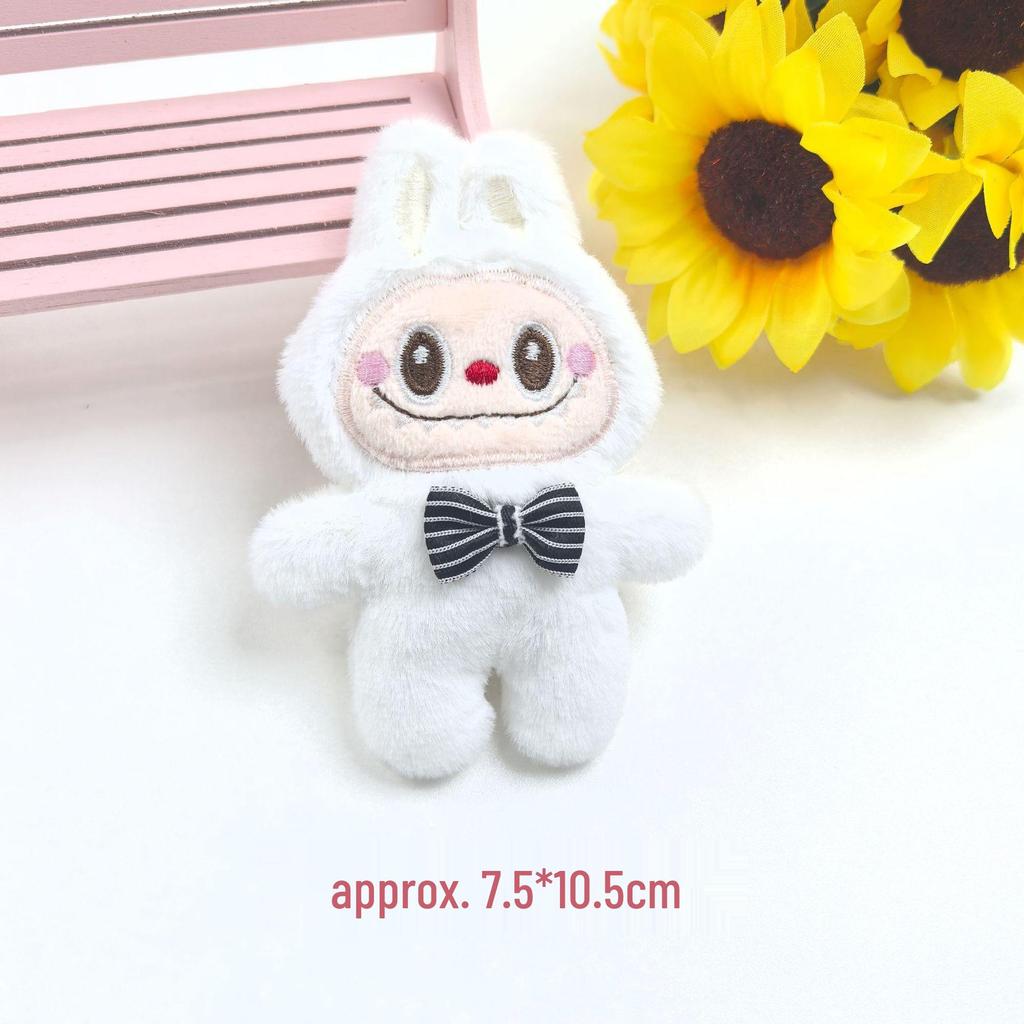 Piszczący wisiorek Labubu 3. generacji: DIY Biżuteria i Dodatek do Odzieży Pluszowy Brelok z Lalką