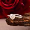 Heart Shape Sterling Silver Ring For Women | Minimalist Love Heart Open Band Ring | Adjustable Handmade Jewelry Gift