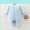 Baby Winter Cotton Romper With Thick Insulation For Newborns And Infants