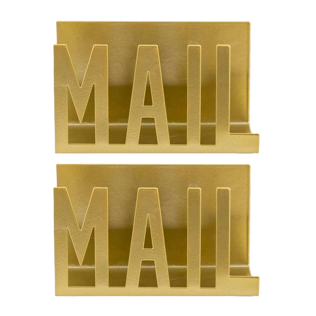 Elegantní železný třídič pošty Kovový výřez Stolní organizér na obálky Efektivní stojan na ukládání dokumentů pro domácnost nebo kancelář