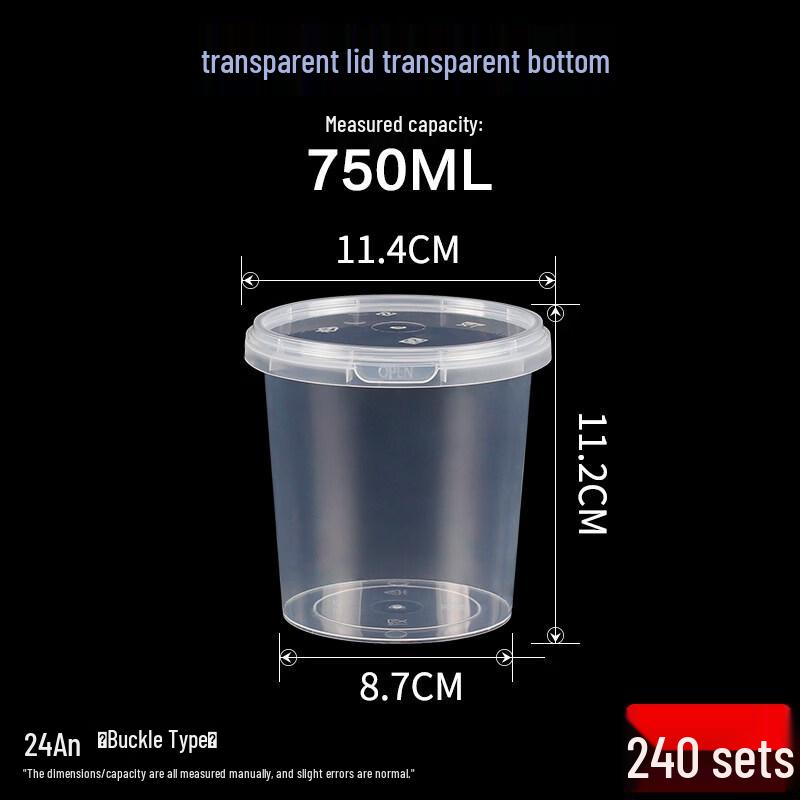 Star Disposable Round Plastic Bowl