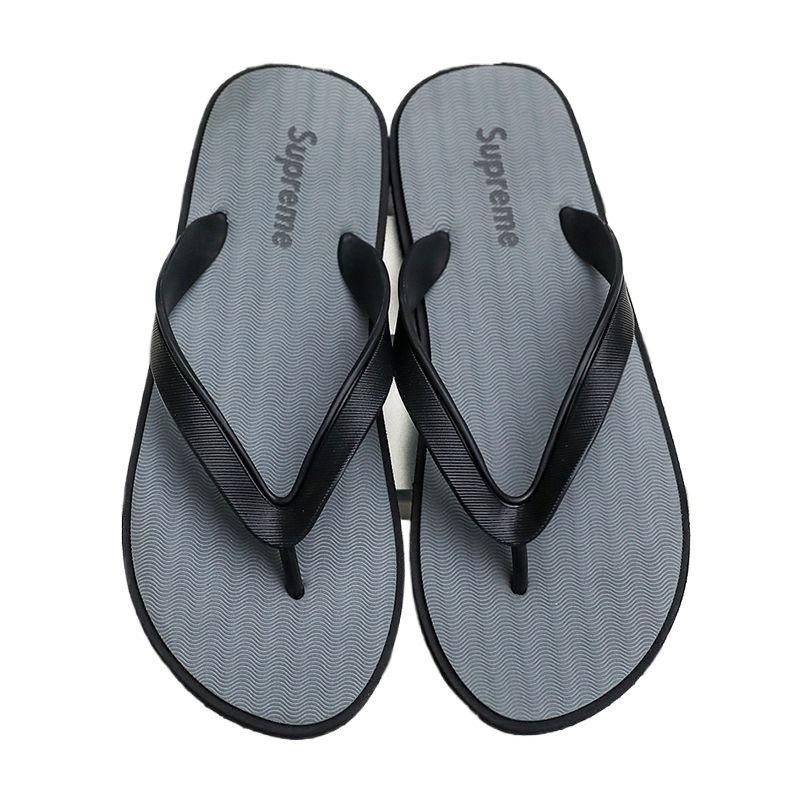 Slippers men's summer home bathroom non-slip flip-flops men's outdoor wear trend versatile beach outdoor leisure sandals