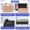 INFANZIA Under-Bed Storage with Casters, Foldable Rolling Storage Box, Easy Installation, Large Capacity Storage Container with Clear Zipper Cover and