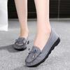 Spring and Summer Old North Cloth Shoes Women's Shoes Doudou Shoes Flat Bow Versatile Single Shoes Black Work Shoes Women's Casual Shoes