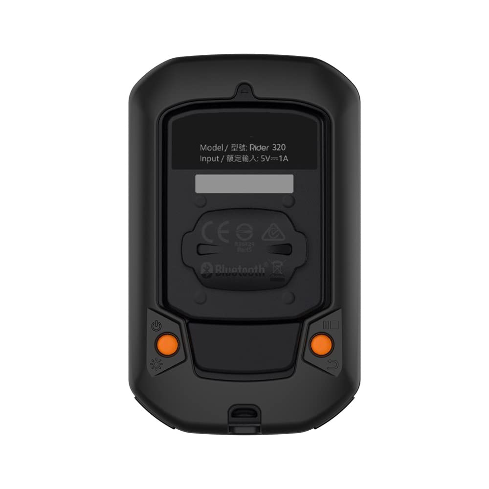 Voikoli Case for Bryton Rider 430/420/320 Soft Silicone Protective Cover Case for Bryton Rider 430/420/320 GPS Cycling Accessories (Black)