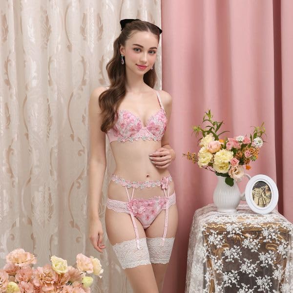 Himiko 026 Series Shorts Thong Tanga M L Lingerie T-Back (PI-Pink, L)