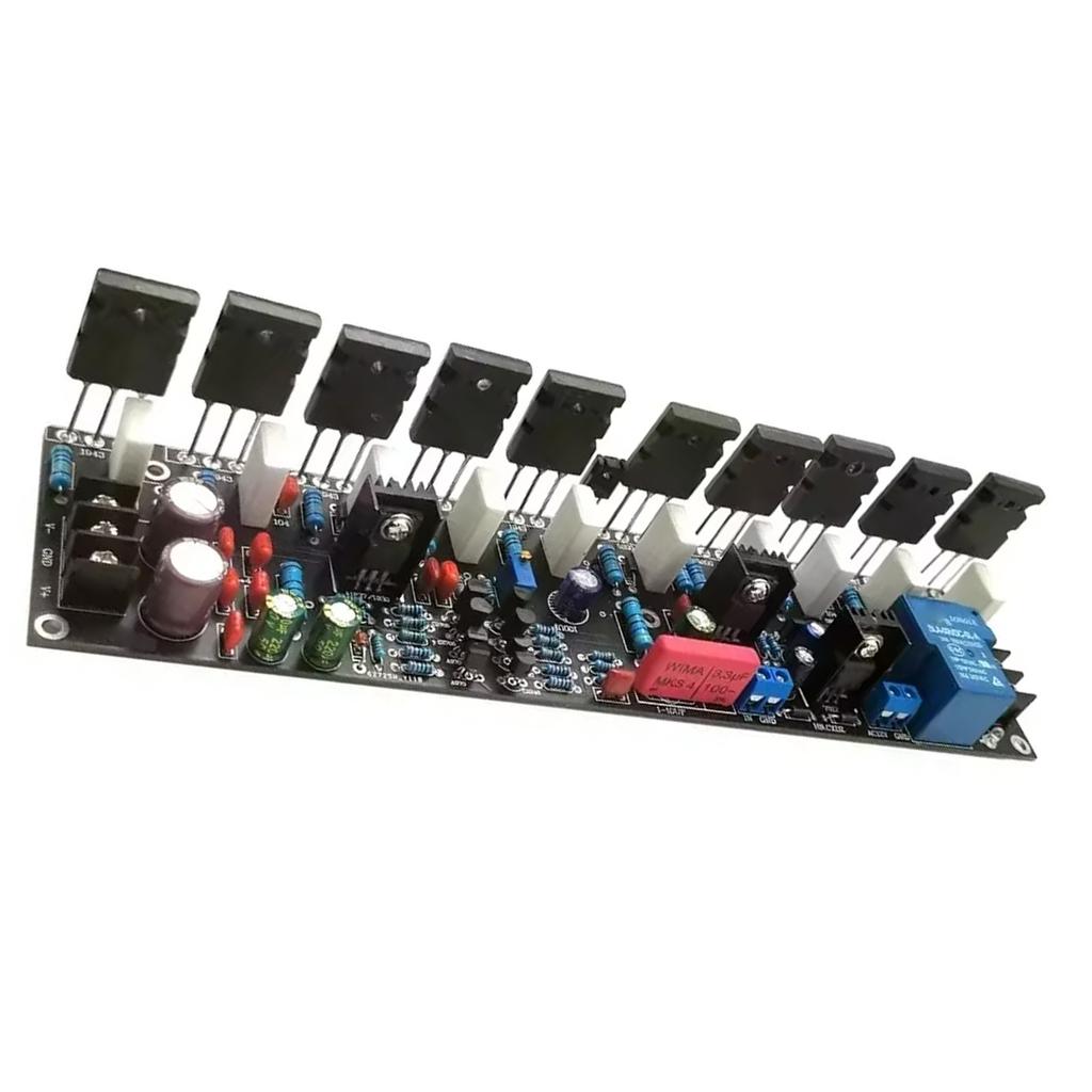 Professional Stereo Amplifier Board 500W Mono A1943/C5200 Transistors Strong Driving Forces For Large Speakers