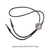 Adjustable Bolo Tie Popular Western Cowboy Teens Men Women Dance Necktie Punk Shirt Alloy Horse Head Buckle Pendant