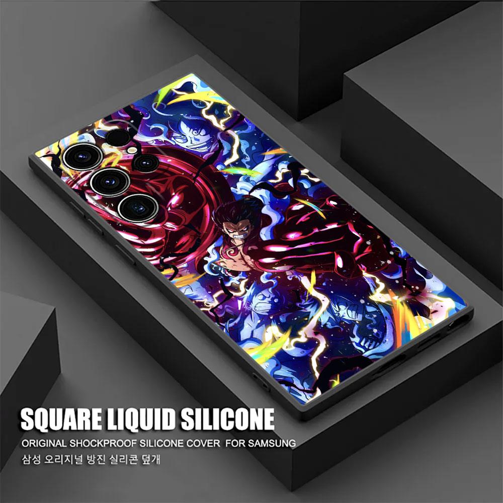 One Piece Luffy Adventure King Phone Case For Samsung Galaxy S25 S24 S23 S20 S21 FE S26 S22 Ultra S26 Plus S25FE Silicone Cover