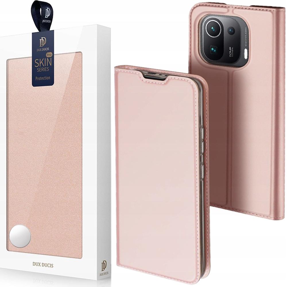 Dux Ducis Skin Pro Kabura Etui Pokrowiec Z Klapką Xiaomi Mi 11 Pro Różowy