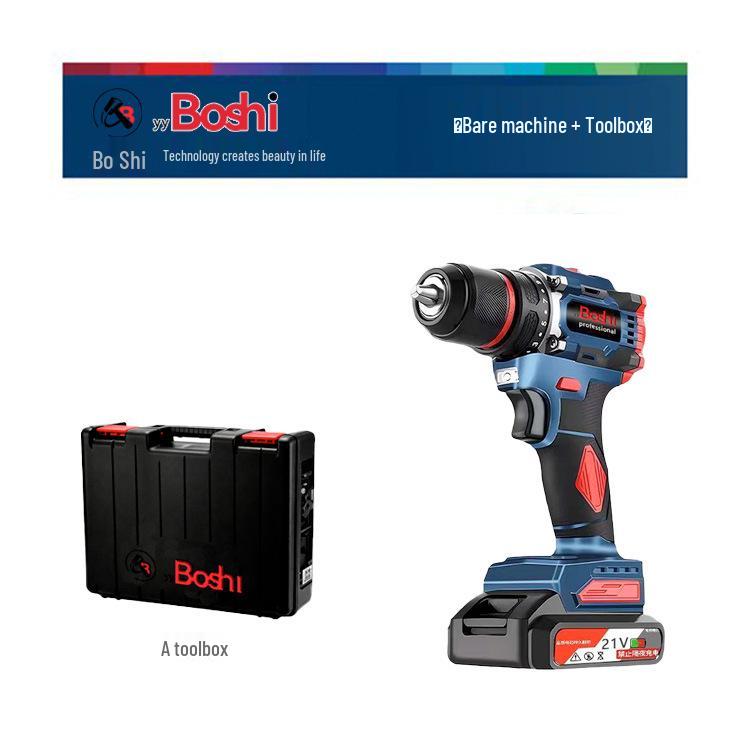 High-Power Brushless Lithium Electric Screwdriver & Drill with Rechargeable Battery