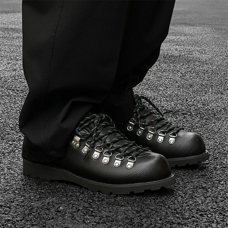 Fashion New Derby Men's Shoes Luxury styles by fashion designers Fashion Party Outdoor Trendy Streets Quality Youth Shoes Black New
