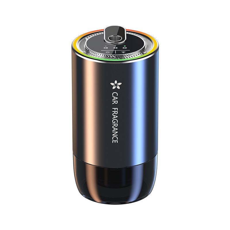 Starry Sky Smart Spray Diffuser: Seven-Color Light, Dual-Use Metal Car and Home Aroma Diffuser.