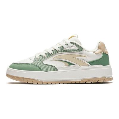 Comfortable Versatile Durable Low-Top Skate Shoes Women Sneakers White Green 122348067-5