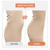 Round-neck, sleeveless, outerwear-friendly, button-down, form-fitting bodysuit with a tummy-tucking design and a thong-style shapewear