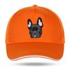 Women Unisex Hat Curved Sun Visor Hat Cotton French Bulldog Dog Funny Baseball Cap Outdoor Sun Hat Adjustable Sports Caps