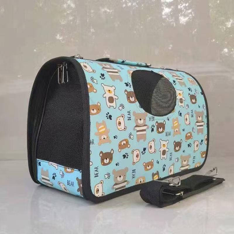 Multi-Color Portable Cat Backpack - Breathable, Foldable, Large Space, Single Shoulder Design for Travel