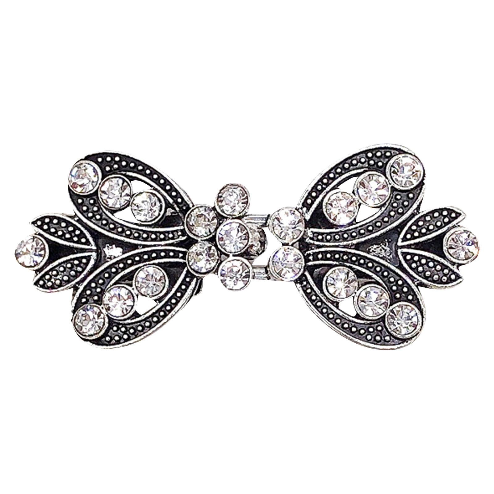 

Новый зажим для свитера со стразами, пряжка для накидки из сплава, зажим для воротника, зажим для шарфа, европейский и американский зажим для талии, фиксированная брошь One Size