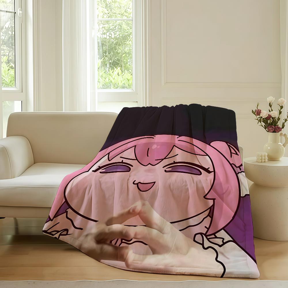 Cartoon cute N Nikke D DOROS Blanket For Sofa Office Bed Plane Travel Sleep Read Relax Camping Soft And Warm