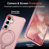 For Samsung Galaxy S24+ Magnetic Case Kickstand TPU PC Shockproof Phone Back Cover