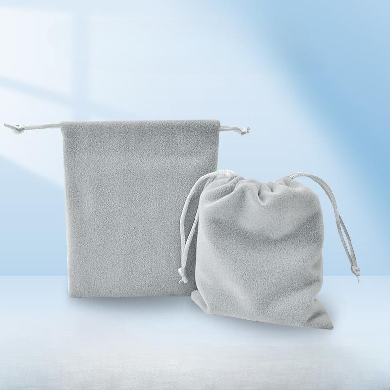 10pcs,Fleece Bundle Pocket, Drawstring Velvet Bag, Logo Printable, Packaging Bundle Pocket, Jewelry Storage, Velvet Bag