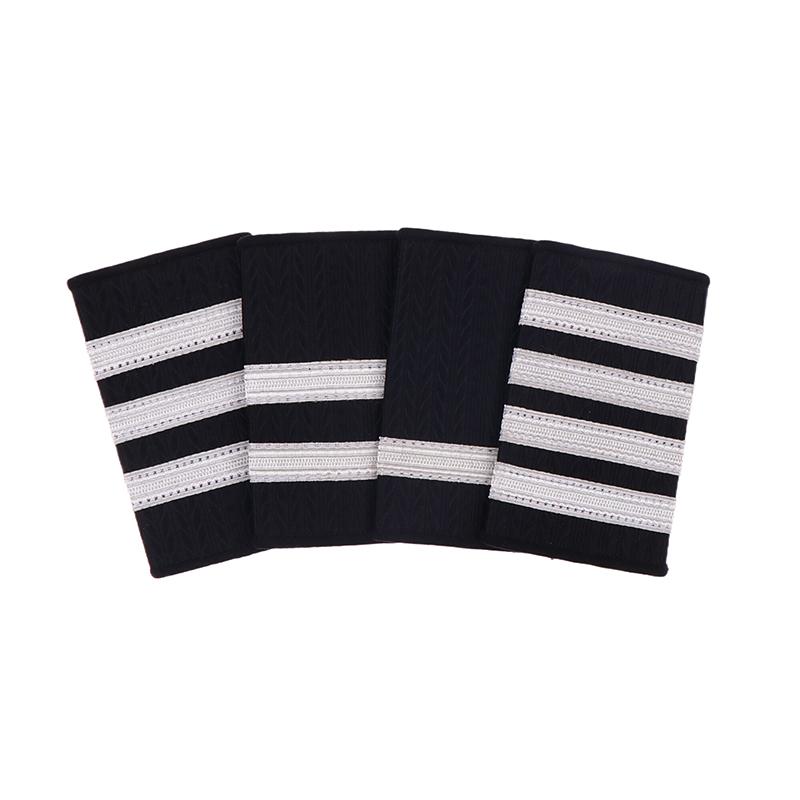 1Pair Clothing Decor Epaulettes Shirts Professional Pilots Uniform Epaulets Craft Shoulder Badges Garment Diy Accessories