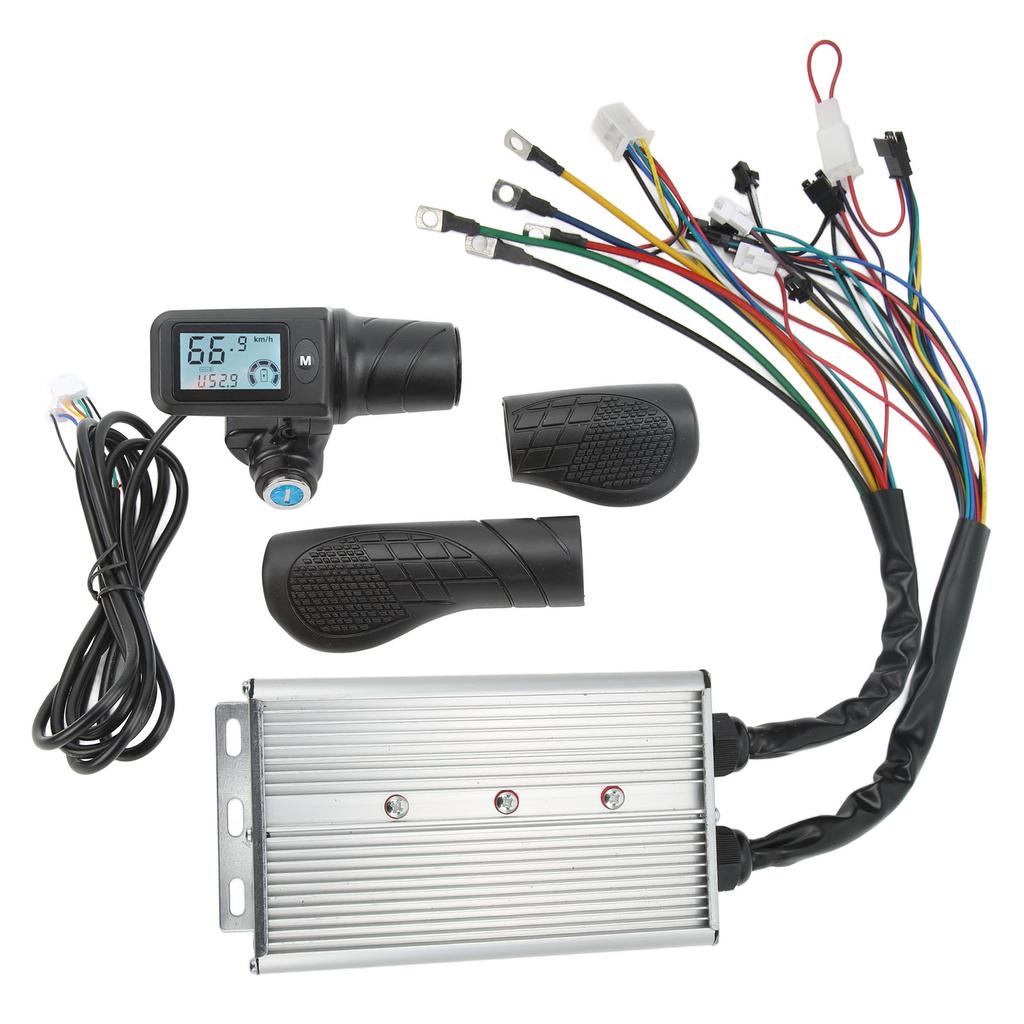 1500W 36V 48V Bürstenloser Motor Controller Set Gashebel LCD Panel mit Sperre Geschwindigkeitsregelung Schalthebel für