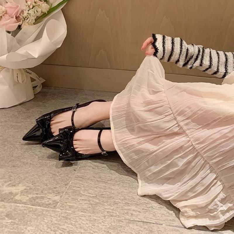 New Style Women's Shoes Pointed-toe Flat Single Shoes