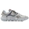 Li Ning CF Fabric Mesh Shock Absorbing Wear Resistant Breathable Lightweight Low Top Casual Shoes Unisex Casual Shoes Silver-Fish-Gray AGLR111-1