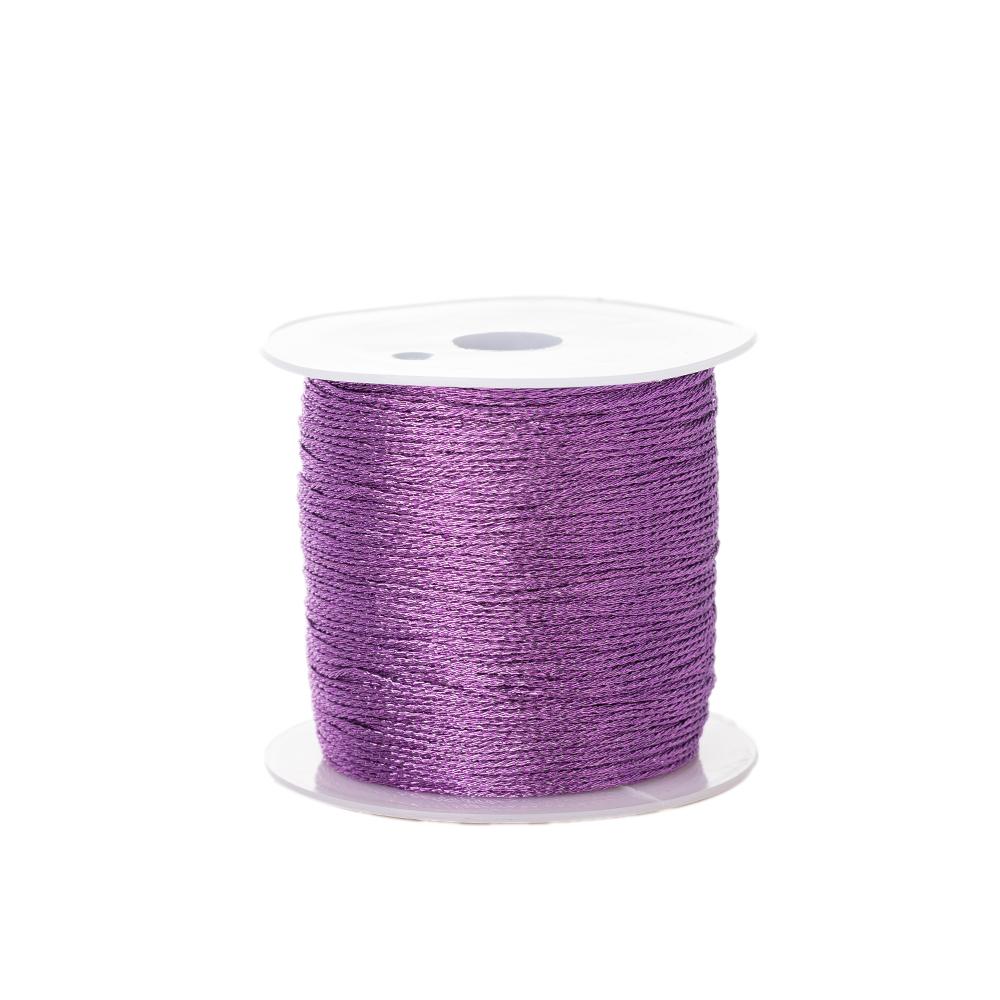 50Meters 0.4mm Colorful Thread For DIY Handmade Necklace Bracelet Braided Rope Embroidery Crochet String Jewelry Making 2046