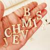 Combination Name Uppercase Pendant Necklace English Letter Couple Clavicle Chain  Decor