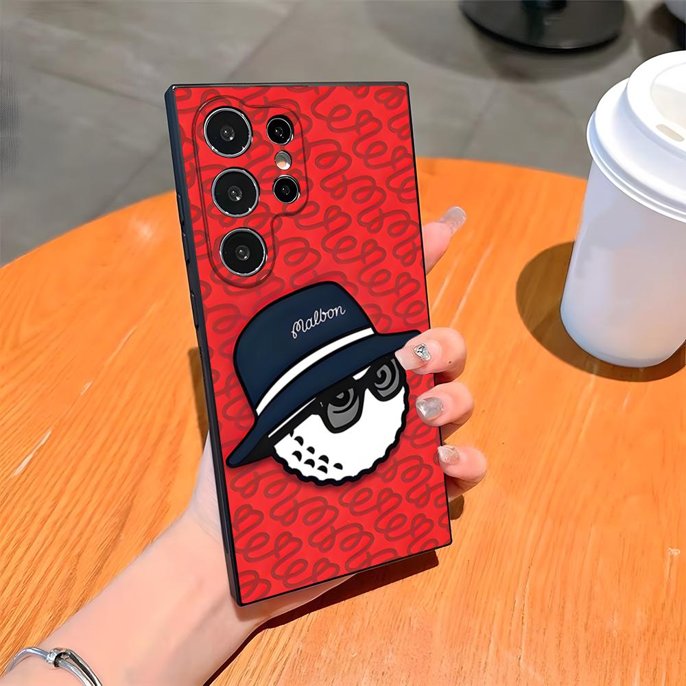 

M-Malbons G-golf Phone Case For Samsung S26 S25 Ultra S24 S23 Fe S22 S20 S21 Plus A54 A34 A53 A16 Back Cover Samsung s26Plus