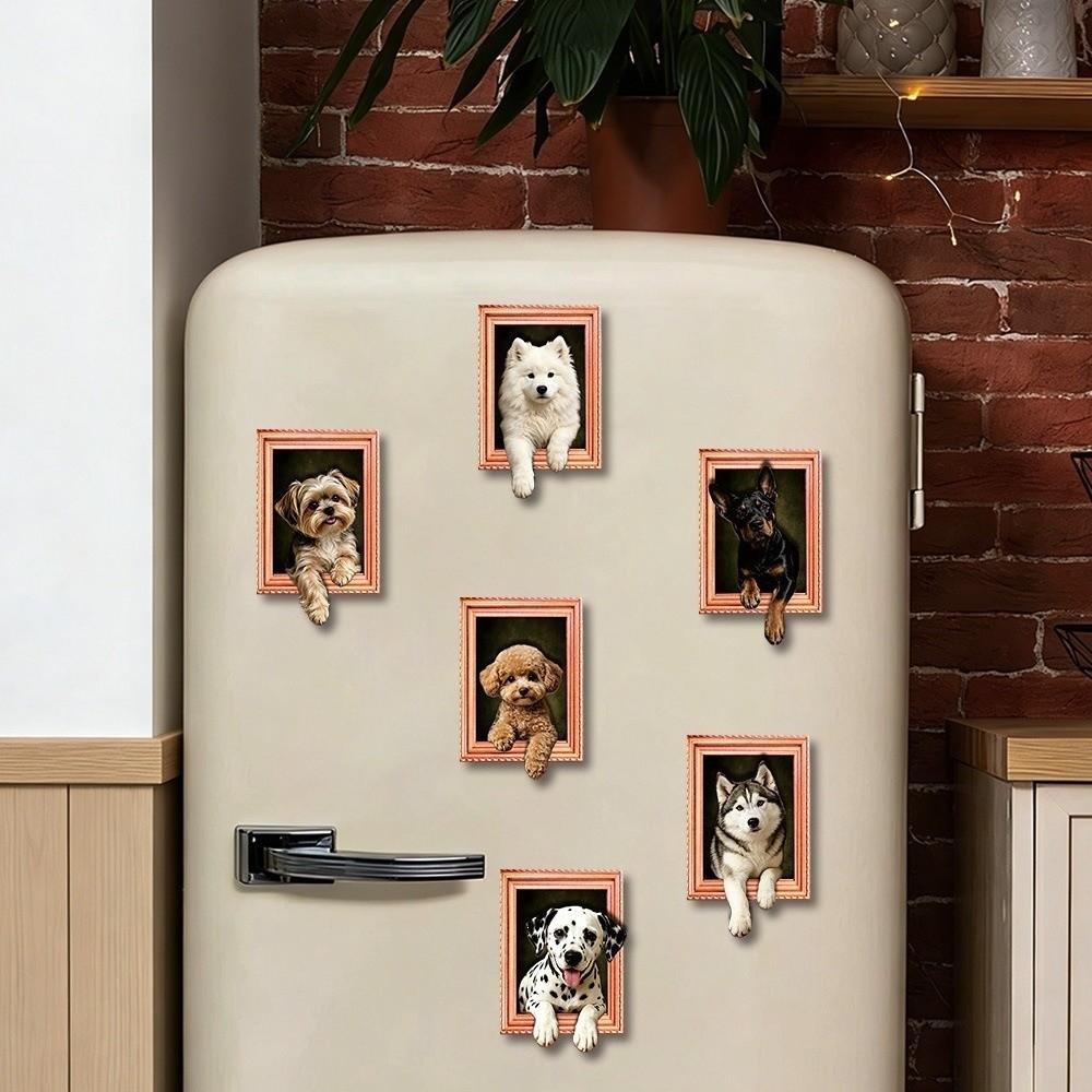 3D Cartoon Animal Magnetic Photo Frame Framed Picture Style Wooden Magnet  Office Board