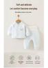 Herbst- und Winterkleidung für Babys: Dreilagiges warmes Set mit hoher Taille, gepolstertem Neugeborenen-Oberteil & Hose