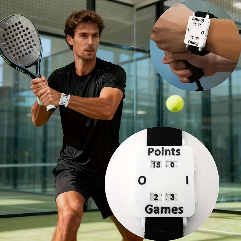Braccialetto Segnapunti Portatile per Cricket/Tennis/Padel Tracciatore Punteggio Istantaneo Nessuna Perdita di Memoria Adatto per Allenatori, Arbitri, Giocatori
