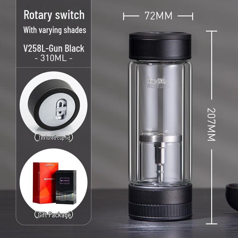 Wànxiàng Double-Layer Tea Infuser Glass Mug