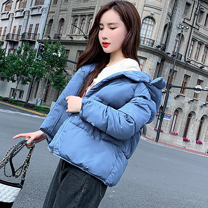 IELGY Neue Winter Daunen Kurz Kurz Brot Jacke Koreanische Version von Dicke Kleine Baumwolljacke Locker Gepolsterte Jacke
