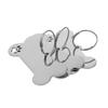 Dog Name Tags Stainless Steel for Anti-Lost Puppy 1Set Collar Hanging Accessories