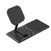 3-in-1 Magnetic Foldable Wireless Charger: 15W Fast Charging for Phone & Watch
