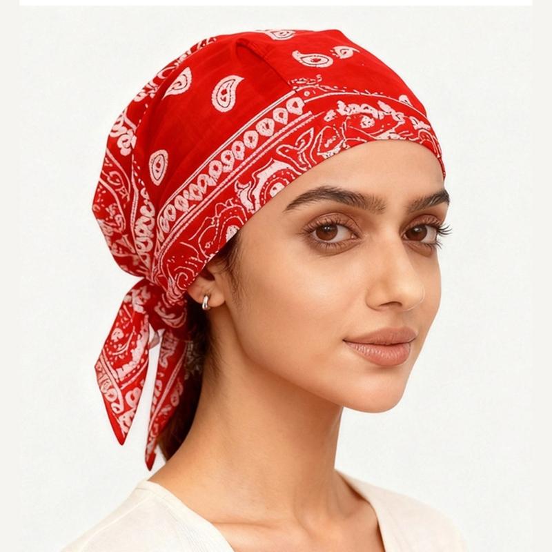 Multifunctional Headwear Pirate Style Bandana Cap for Sun Shielding Cycling Hiking Running Easy Wear as Hat or Scarf