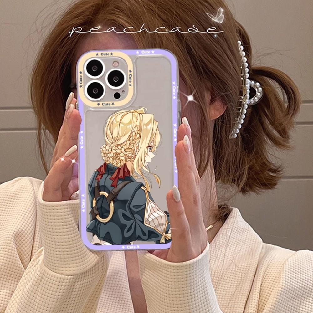 Violet Evergarden Phone Case For Samsung S 20 21 22 23 lite plus ultra Clear Mobile Cover Funda