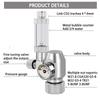 Aquarium DIYCO2 regulator W21.8/CGA320/G3-4/G5-8/TR21/3-8unf gas cylinder nut docking type fish tank CO2 pressure reducing valve