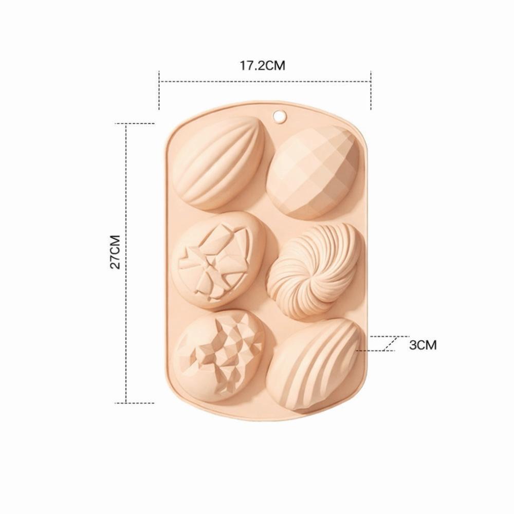 Heat-Resistant Easter Egg Bunny Mold Food Grade Silicone Easter Bunny Design Silicone Cake Mold 3D Design Surprise Design