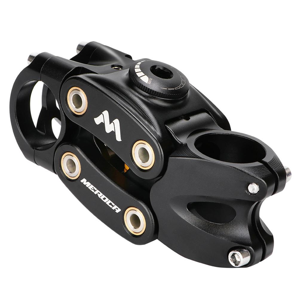 Aluminum Alloy Mountain Bike Stem Shock Absorption Bike Stem Handlebar Extender 90mm for Most Bicycle/Road Bike/MTB/BMX Cycling